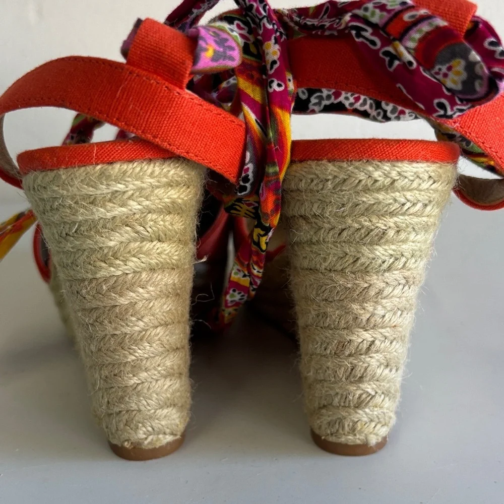 Levity Sierra Wedge Stylish burnt Orange Wedge Sandals